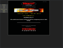 Tablet Screenshot of bergkvist.li